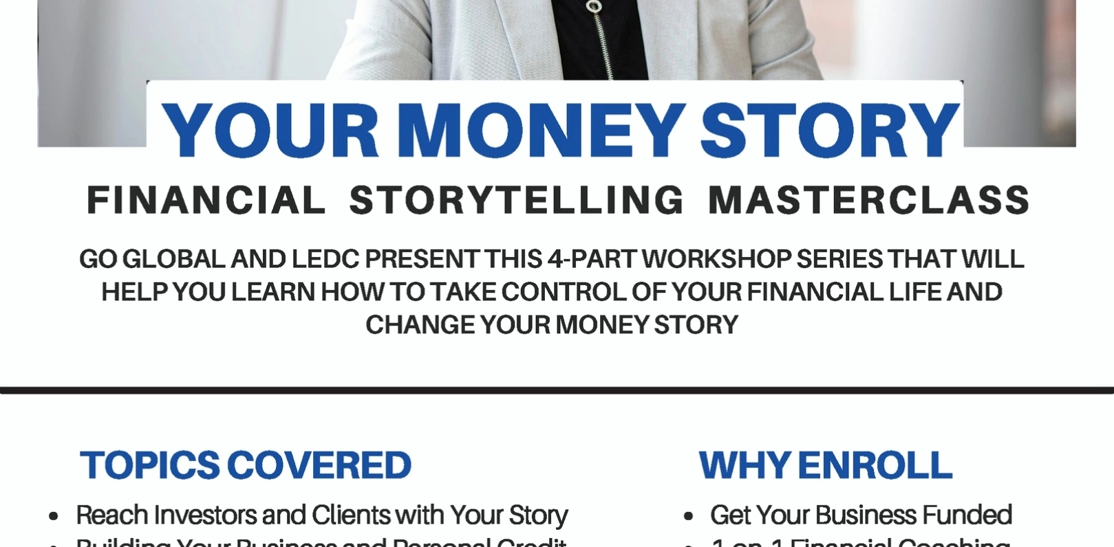 Professional storytelling masterclass session